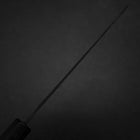 Santoku Blue Steel #2 Kurouchi Chokin Samourai Nouvelle Lune Manche en Buffle et Ébène 165mm-[Musashi]-[Couteaux de cuisine japonais]