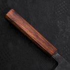 Santoku Blue Steel #2 Kurouchi Manche Sumi Urushi 165mm-[Musashi]-[Couteaux de cuisine japonais]