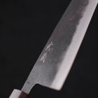 Santoku Blue Steel #2 Kurouchi Manche en Ébène 165mm-[Musashi]-[Couteaux de cuisine japonais]