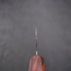 Santoku Blue Steel #2 Kurouchi Manche en Ébène 165mm-[Musashi]-[Couteaux de cuisine japonais]