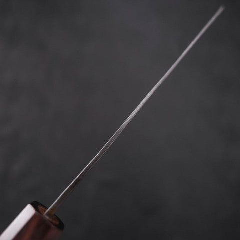 Santoku Blue Steel #2 Kurouchi Manche en Ébène 165mm-[Musashi]-[Couteaux de cuisine japonais]