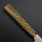 Santoku Blue Steel #2 Poli Manche en Olivier 170mm-[Musashi]-[Couteaux de cuisine japonais]