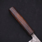 Santoku Blue Steel #2 Revêtement Inox Nashiji Manche Sumi Urushi 165mm-[Musashi]-[Couteaux de cuisine japonais]