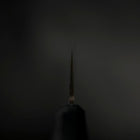 Santoku Blue Steel #2 Revêtement inox Nashiji Manche Urushi Bleu Sombre 165mm-[Musashi]-[Couteaux de cuisine japonais]