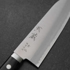 Santoku Blue Steel #2 Revêtement inox Poli Manche Occidental 165mm-[Musashi]-[Couteaux de cuisine japonais]