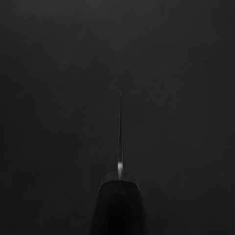 Santoku Blue Steel #2 Revêtement inox Poli Manche Occidental 165mm-[Musashi]-[Couteaux de cuisine japonais]