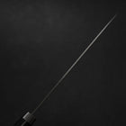 Santoku Blue Steel #2 Revêtement inox Poli Manche Occidental 165mm-[Musashi]-[Couteaux de cuisine japonais]