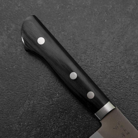 Santoku Blue Steel #2 Revêtement inox Poli Manche Occidental 165mm-[Musashi]-[Couteaux de cuisine japonais]
