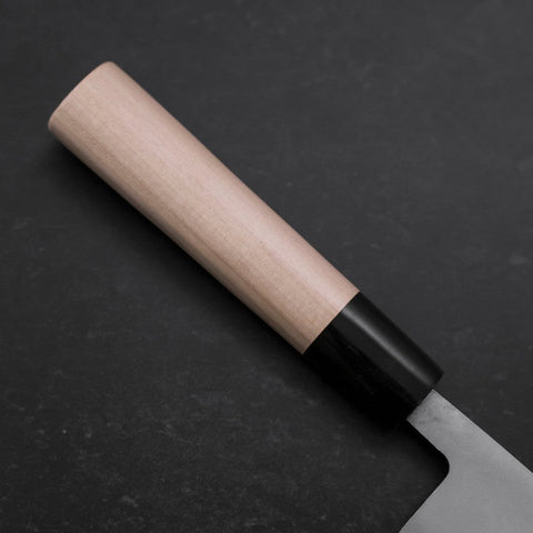 Santoku Blue Super Damas Manche en Buffle et Magnolia 165mm-[Musashi]-[Couteaux de cuisine japonais]