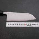 Santoku Blue Super Damas Manche en Buffle et Magnolia 165mm-[Musashi]-[Couteaux de cuisine japonais]