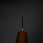 Santoku Blue Super Poli Manche Yaki Urushi 165mm-[Musashi]-[Couteaux de cuisine japonais]