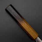 Santoku Blue Super Poli Manche Yaki Urushi 165mm-[Musashi]-[Couteaux de cuisine japonais]
