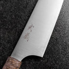 Santoku Blue Super Poli Manche en Érable 180mm-[Musashi]-[Couteaux de cuisine japonais]