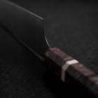 Santoku Blue Super Poli Manche en Érable 180mm-[Musashi]-[Couteaux de cuisine japonais]