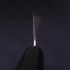 Santoku Blue Super Revêtement Inox Nashiji Manche en Buffle et Ébène 165mm-[Musashi]-[Couteaux de cuisine japonais]