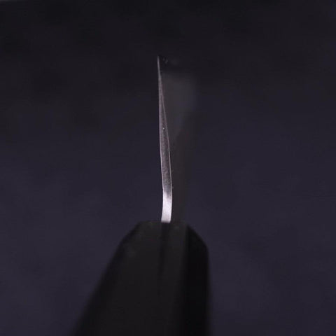 Santoku Blue Super Revêtement Inox Nashiji Manche en Buffle et Ébène 165mm-[Musashi]-[Couteaux de cuisine japonais]