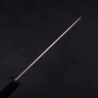 Santoku Blue Super Revêtement Inox Nashiji Manche en Buffle et Ébène 165mm-[Musashi]-[Couteaux de cuisine japonais]