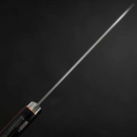 Santoku Blue Super Revêtement Inox Poli Manche Occidental Rouge et Noir 165mm-[Musashi]-[Couteaux de cuisine japonais]
