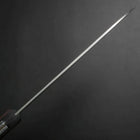 Santoku Blue Super Revêtement Inox Poli Manche Occidental Rouge et Noir 165mm-[Musashi]-[Couteaux de cuisine japonais]