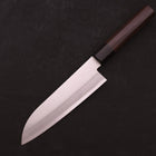 Santoku Blue Super Revêtement Inox Poli Manche en Bois de Rose 180mm-[Musashi]-[Couteaux de cuisine japonais]