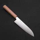 Santoku Chromax Poli Blanc Manche Urushi 170mm-[Musashi]-[Couteaux de cuisine japonais]