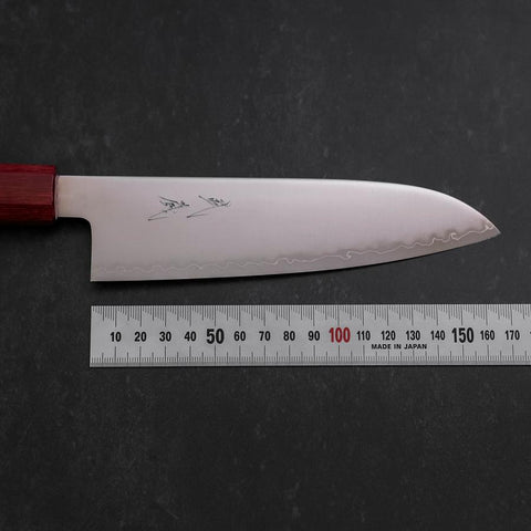 Santoku Chromax Poli Manche en Noyer 170mm-[Musashi]-[Couteaux de cuisine japonais]