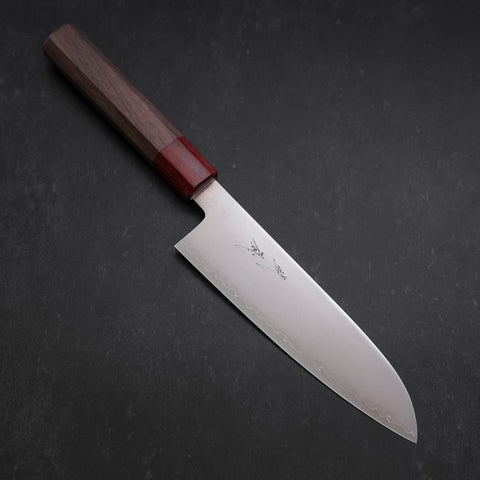 Santoku Chromax Poli Manche en Noyer 170mm-[Musashi]-[Couteaux de cuisine japonais]