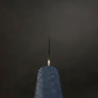 Santoku Chromax Polished Blue Urushi Handle 170mm-[Musashi]-[Couteaux de cuisine japonais]