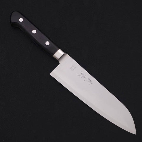 Santoku HAP-40 Poli Manche Occidental Noir 170mm-[Musashi]-[Couteaux de cuisine japonais]