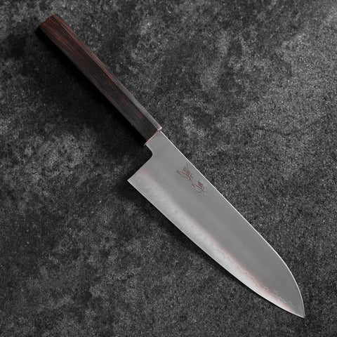 Santoku HAP-40 Poli Manche en Ébène 180mm-[Musashi]-[Couteaux de cuisine japonais]