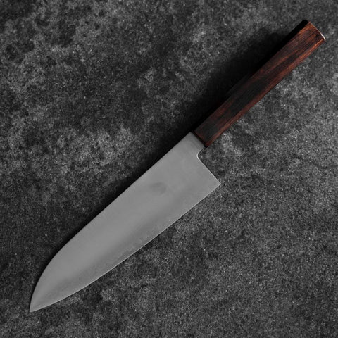 Santoku HAP-40 Polished Ebony Handle 180mm (7”)-[Musashi]-[Japanese-Kitchen-Knives]