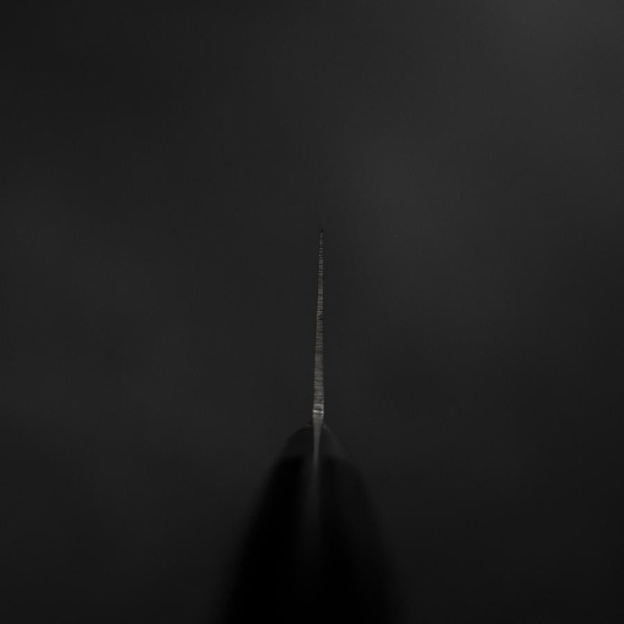 Santoku Molybdène Poli Manche Occidental Pourpre 180mm-[Musashi]-[Couteaux de cuisine japonais]