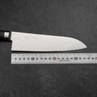 Santoku Molybdène Poli Manche Occidental Pourpre 180mm-[Musashi]-[Couteaux de cuisine japonais]