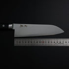 Santoku Molybdène Poli Noir Manche Occidental 175mm-[Musashi]-[Couteaux de cuisine japonais]