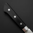 Santoku Molybdenum Poli Manche Occidental Noir 175mm-[Musashi]-[Couteaux de cuisine japonais]