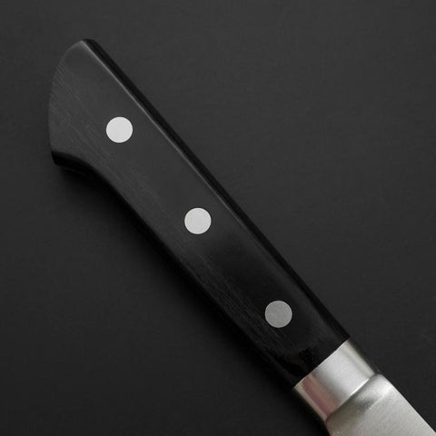 Santoku Molybdenum Poli Manche Occidental Noir 175mm-[Musashi]-[Couteaux de cuisine japonais]