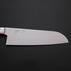 Santoku Molybdenum Poli Manche Occidental Noir 175mm-[Musashi]-[Couteaux de cuisine japonais]
