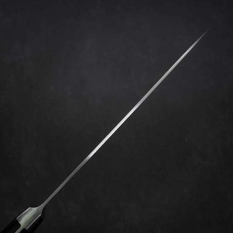 Santoku Molybdenum Poli Manche Occidental Noir 180mm-[Musashi]-[Couteaux de cuisine japonais]