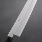 Santoku Revêtement Inox Blue Super Poli Manche Buffle et Ébène 140mm-[Musashi]-[Couteaux de cuisine japonais]