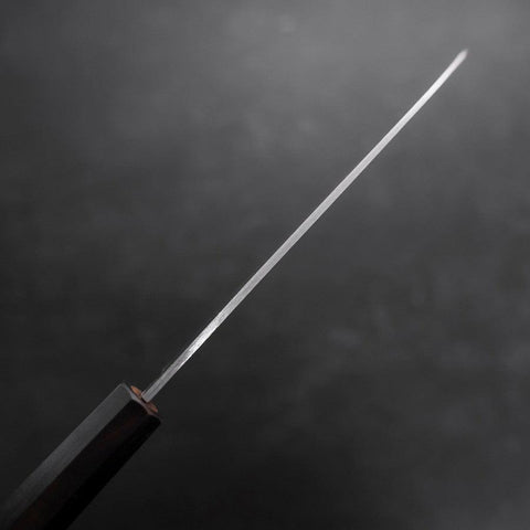 Santoku Revêtement Inox Blue Super Poli Manche Buffle et Ébène 140mm-[Musashi]-[Couteaux de cuisine japonais]