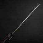 Santoku Revêtement Inox Blue Super Poli Manche Occidental Rouge et Noir 140mm-[Musashi]-[Couteaux de cuisine japonais]