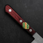 Santoku Revêtement Inox Blue Super Poli Manche Occidental Rouge et Noir 140mm-[Musashi]-[Couteaux de cuisine japonais]