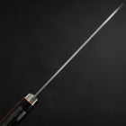 Santoku Revêtement Inox Blue Super Poli Manche Occidental Rouge et Noir 165mm-[Musashi]-[Couteaux de cuisine japonais]