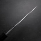 Santoku Revêtement Inox Blue Steel #2 Kurouchi Manche en Noyer 165mm-[Musashi]-[Couteaux de cuisine japonais]