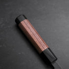 Santoku Revêtement Inox Blue Steel #2 Kurouchi Manche en Noyer 165mm-[Musashi]-[Couteaux de cuisine japonais]