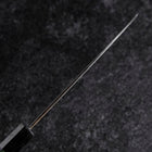 Santoku Revêtement inox Blue Steel #2 Kurouchi Manche Urushi Vert 165mm-[Musashi]-[Couteaux de cuisine japonais]