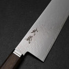 Santoku SG-2 Damas Manche en Ébène Or Occidental 180mm-[Musashi]-[Couteaux de cuisine japonais]