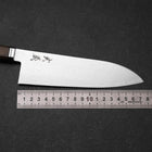 Santoku SG-2 Damas Manche en Ébène Or Occidental 180mm-[Musashi]-[Couteaux de cuisine japonais]