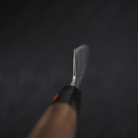 Santoku SG-2 Damas Noir Manche en Noyer 180mm-[Musashi]-[Couteaux de cuisine japonais]