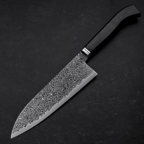 Santoku SG-2 Kurozome Damas Manche en Ébène 180mm-[Musashi]-[Couteaux de cuisine japonais]
